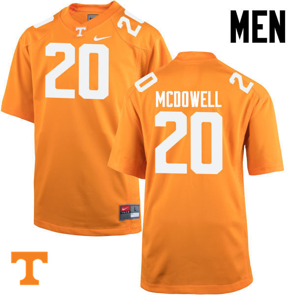 Men #20 Cortez McDowell Tennessee Volunteers College Football Jerseys-Orange